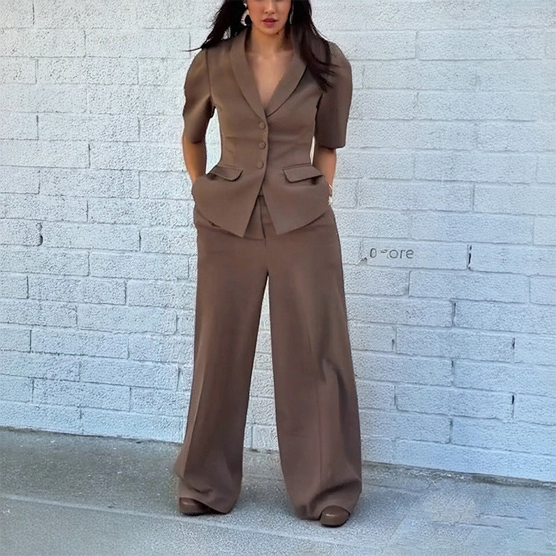 Ensemble Slim Taille Cintrée – Élégance & Sobriété