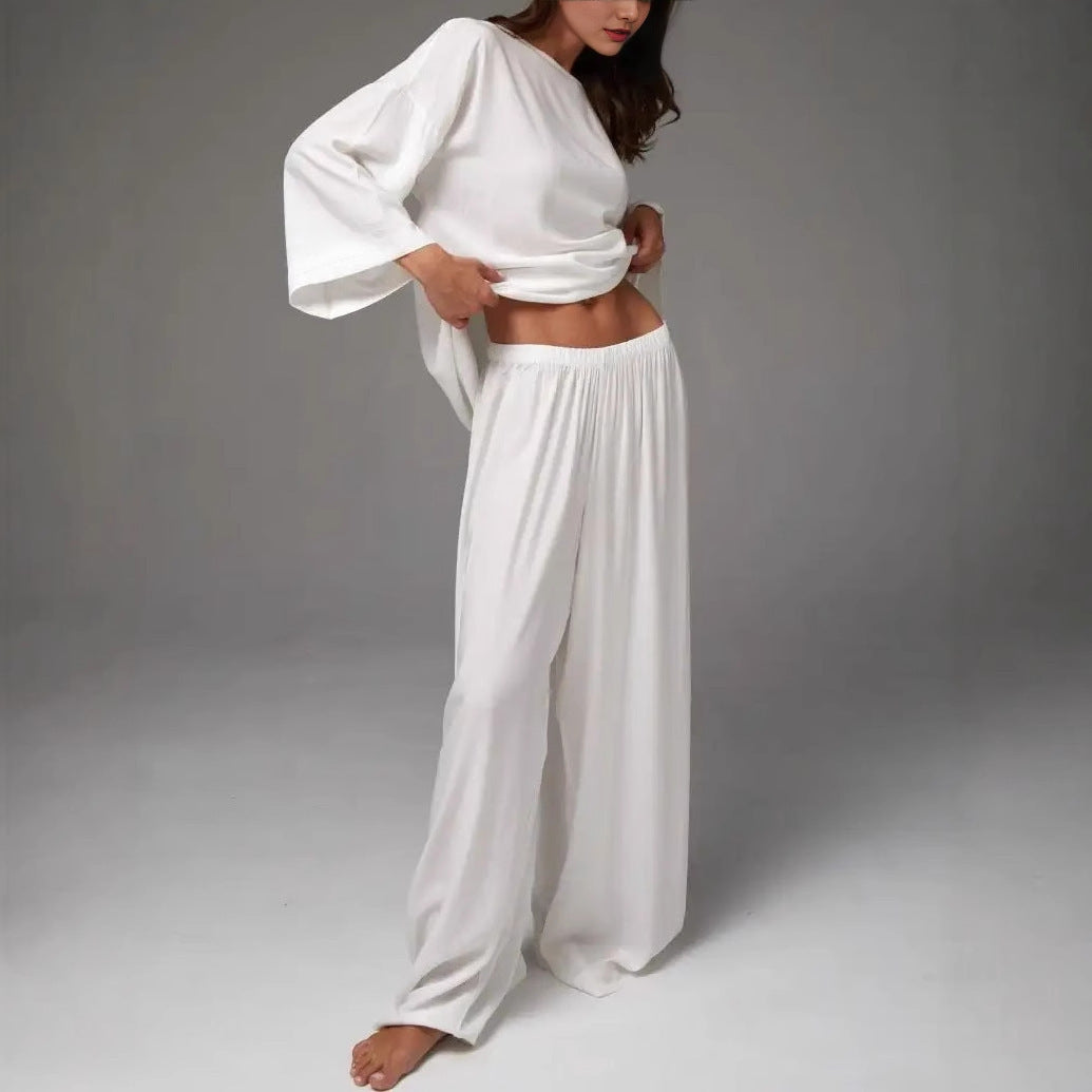 Ensemble Femme "Lazy Casual Loose Top" – Élégance Décontractée