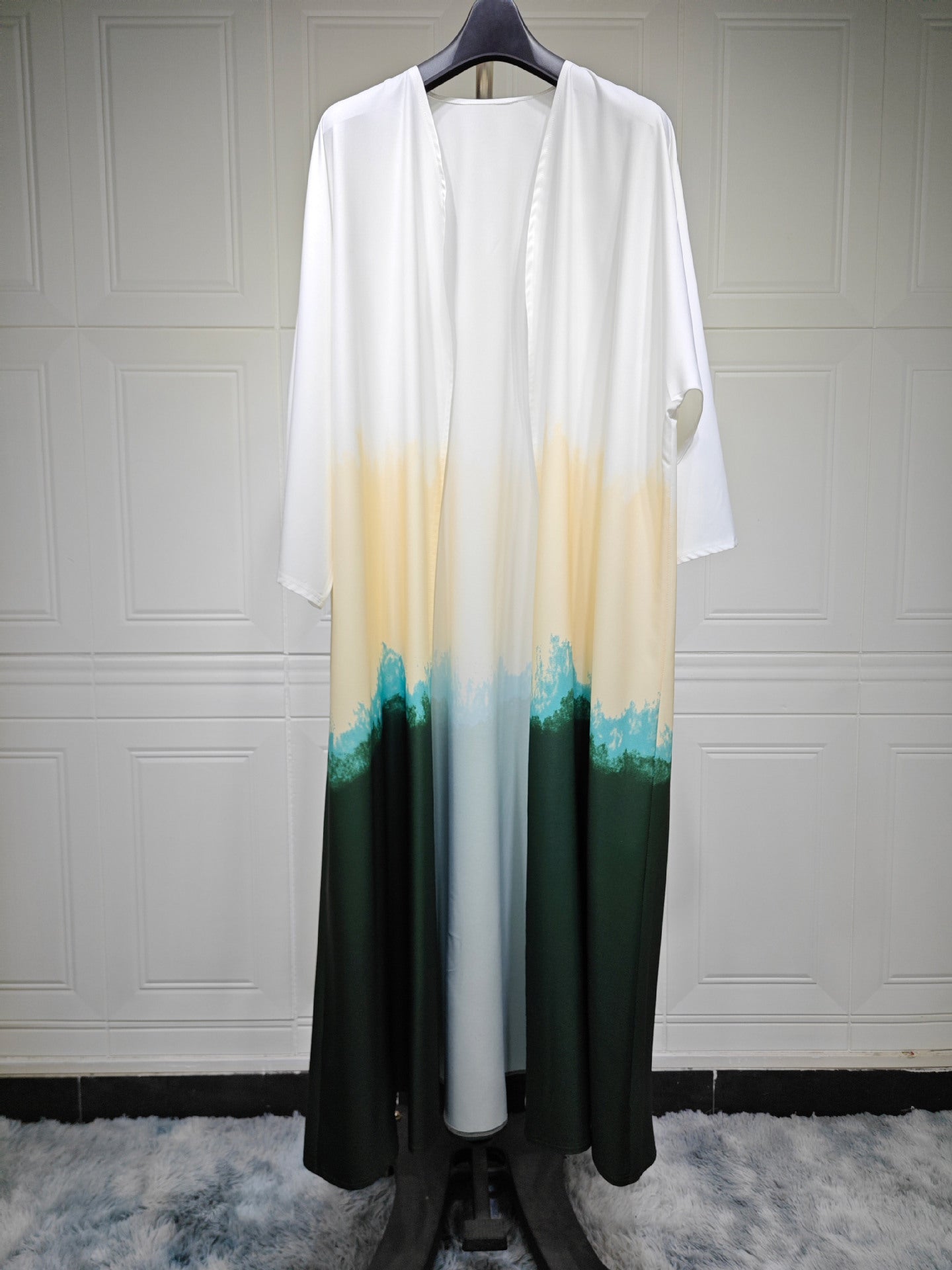 Manteau-Cape Tie-Dye – Fluidité & Charme au Quotidien