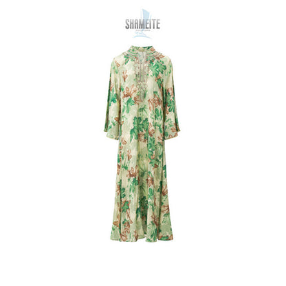 Robe Longue Brodée – Style Élégant & Inspiré