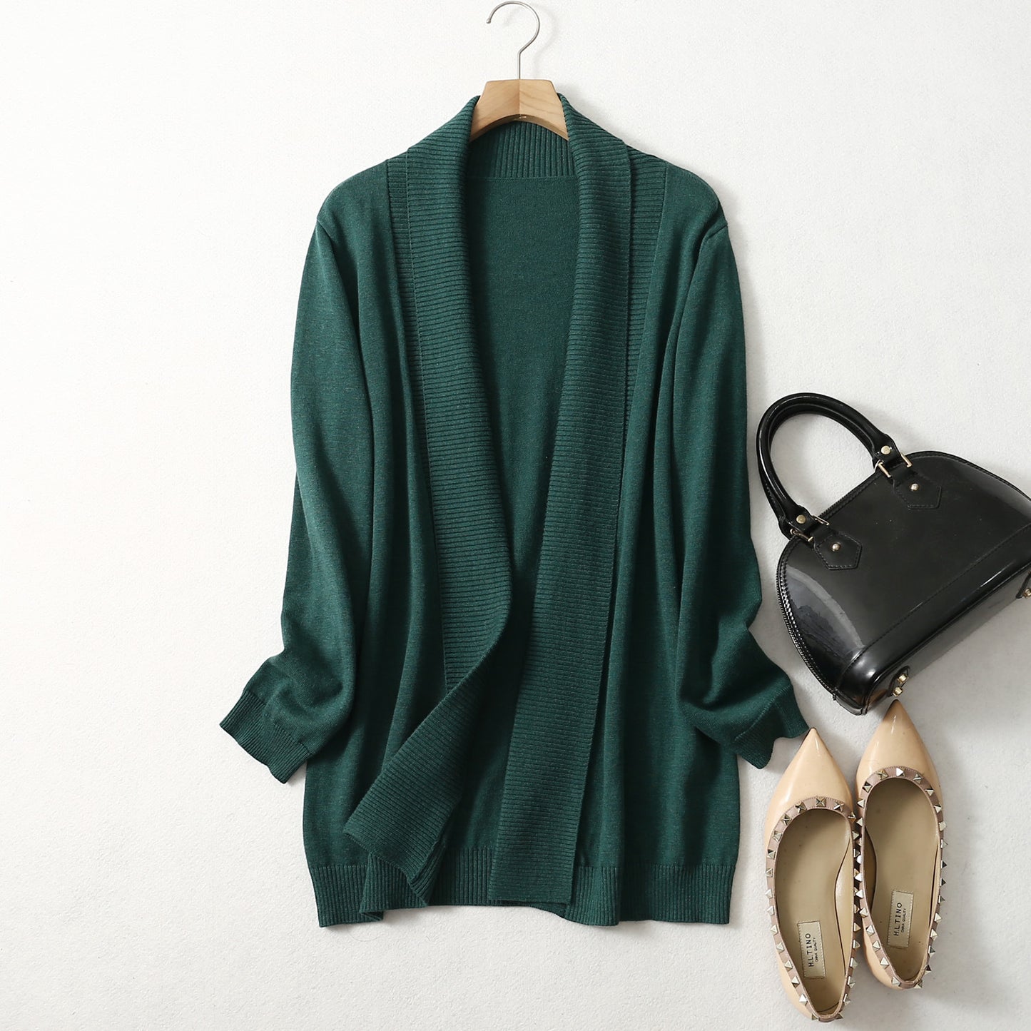 Cardigan Long en Cachemire & Soie