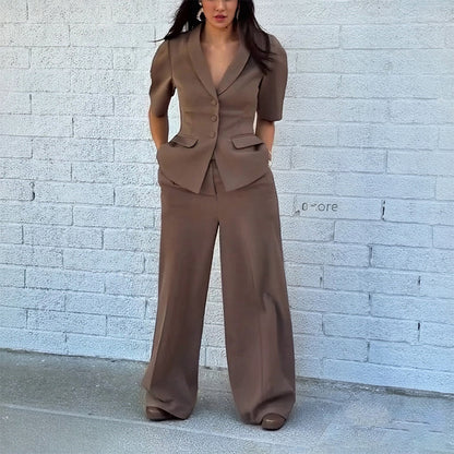 Ensemble Slim Taille Cintrée – Élégance & Sobriété