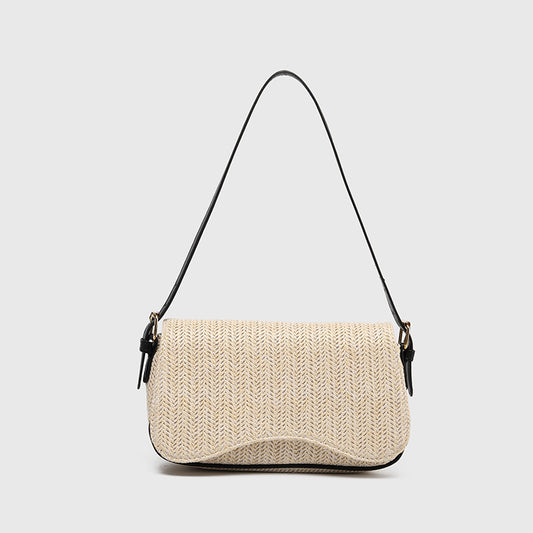 Sac à Épaule Estival en Paille – Style & Légèreté