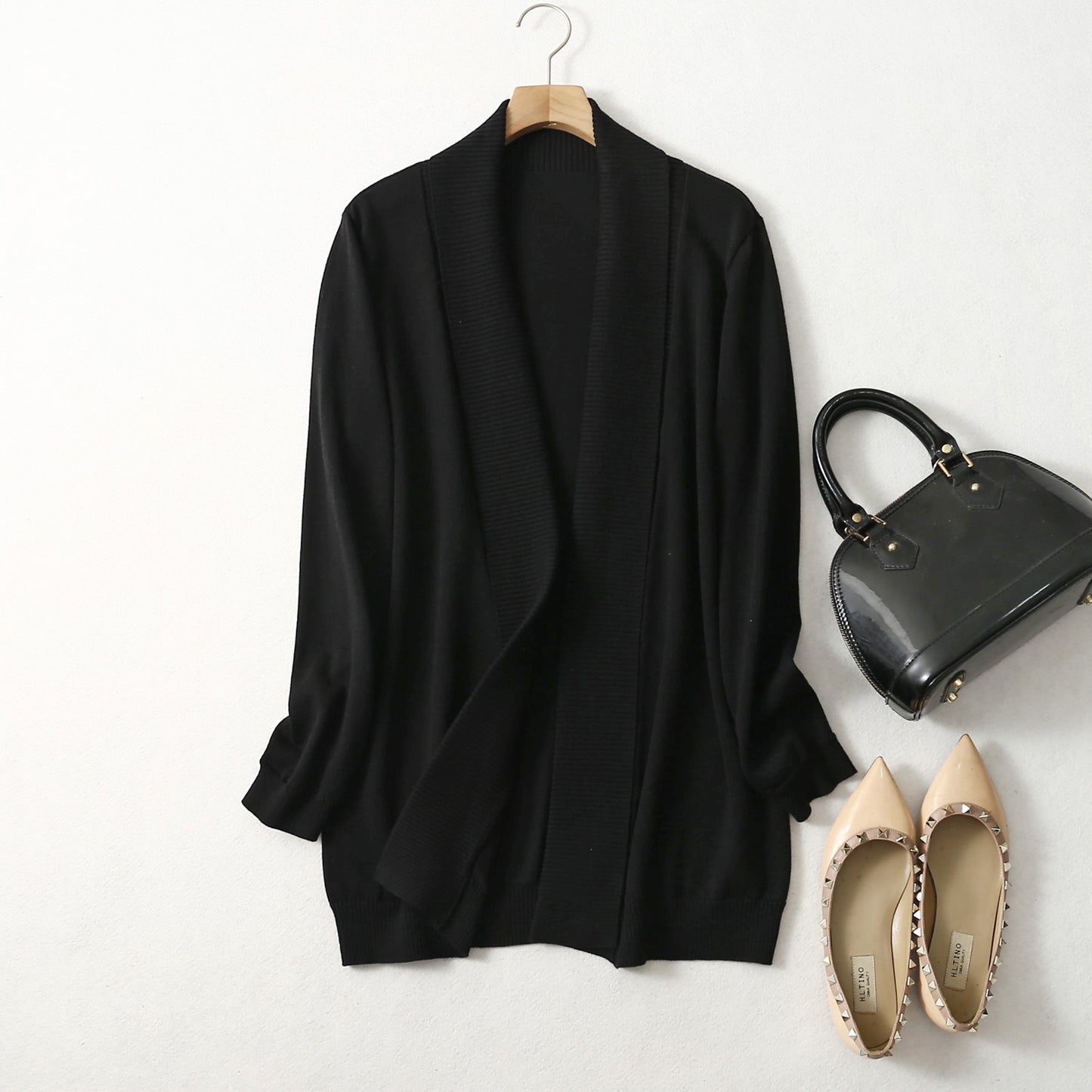 Cardigan Long en Cachemire & Soie