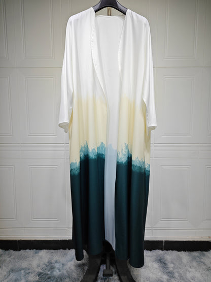 Manteau-Cape Tie-Dye – Fluidité & Charme au Quotidien