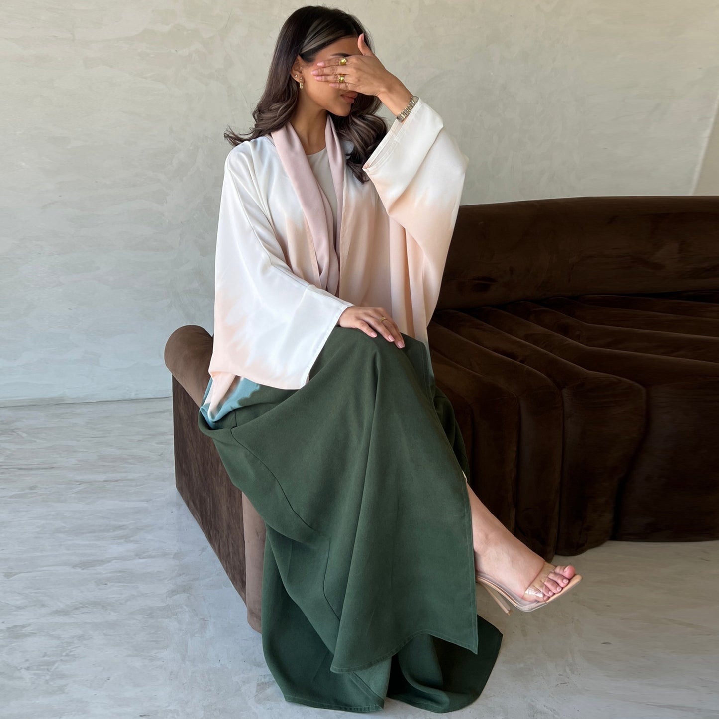 Manteau-Cape Tie-Dye – Fluidité & Charme au Quotidien