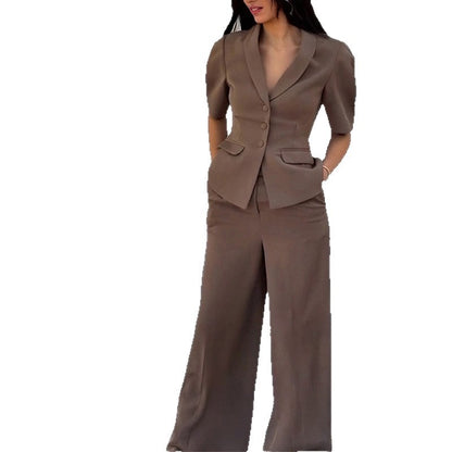Ensemble Slim Taille Cintrée – Élégance & Sobriété