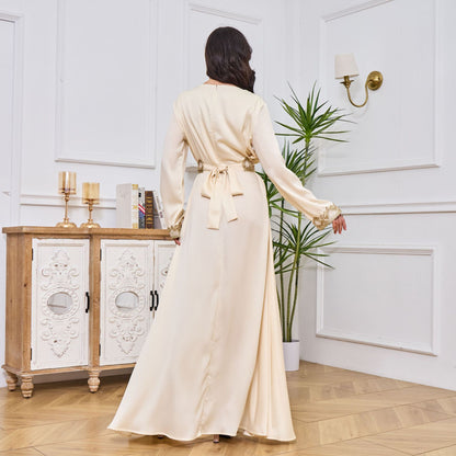 Robe Longue Style Arabe – Fluidité & Chic Contemporain