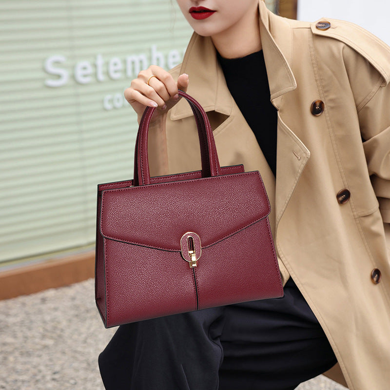 Sac à Main Rouge en Cuir Haut de Gamme – Élégance et Fonctionnalité